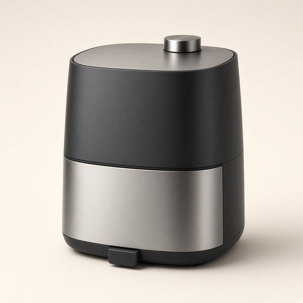 Unbranded matte charcoal air fryer