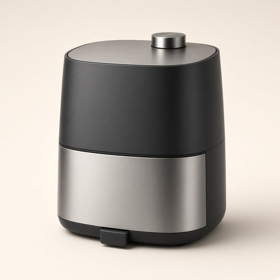 Unbranded matte charcoal air fryer